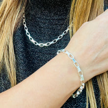 Load image into Gallery viewer, Box Geometric Necklace & Bracelet Set