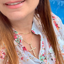 Load image into Gallery viewer, Pearl Cross Necklace