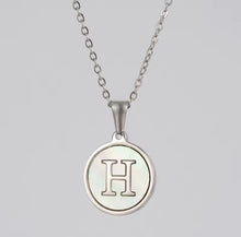 Load image into Gallery viewer, Sun Letter Pendant Necklace