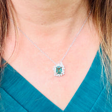 Load image into Gallery viewer, Green Princess Cut Jewelry Set