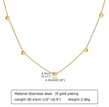 Load image into Gallery viewer, Mini Heart Choker Necklace