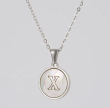 Load image into Gallery viewer, Sun Letter Pendant Necklace