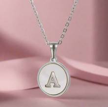 Load image into Gallery viewer, Sun Letter Pendant Necklace