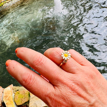 Load image into Gallery viewer, Daisy Fidget Spinner Ring