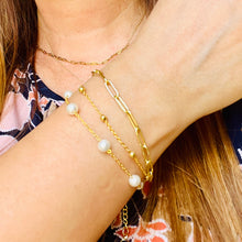 Load image into Gallery viewer, Pearl Double-Layer Bracelet