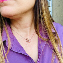Load image into Gallery viewer, Interlocking Heart Necklace