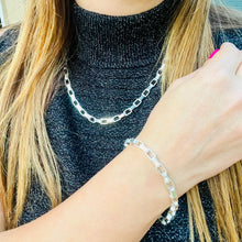 Load image into Gallery viewer, Box Geometric Necklace & Bracelet Set