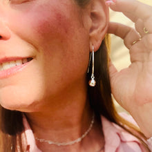 Load image into Gallery viewer, Mirror Ball Round Drop Earrings