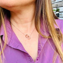 Load image into Gallery viewer, Interlocking Heart Necklace