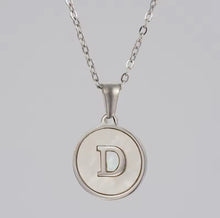 Load image into Gallery viewer, Sun Letter Pendant Necklace