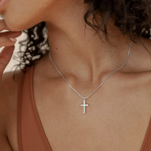 Load image into Gallery viewer, Solid Simple Cross Necklace