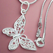 Load image into Gallery viewer, Butterfly Pendant Necklace