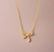 Load image into Gallery viewer, Bow Necklace