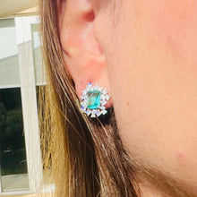 Load image into Gallery viewer, Green Princess Cut Jewelry Set