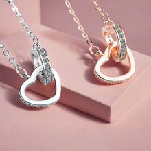 Load image into Gallery viewer, Interlocking Heart Necklace