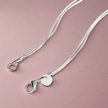 Load image into Gallery viewer, Double Dangling Butterfly Necklace