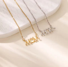 Load image into Gallery viewer, Zircon MOM Necklace