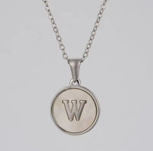 Load image into Gallery viewer, Sun Letter Pendant Necklace