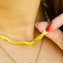 Load image into Gallery viewer, Braided Necklace & Bracelet Set