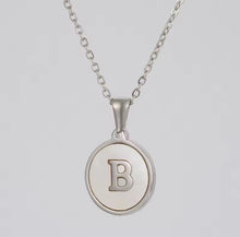 Load image into Gallery viewer, Sun Letter Pendant Necklace