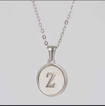 Load image into Gallery viewer, Sun Letter Pendant Necklace
