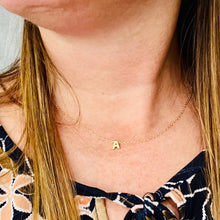 Load image into Gallery viewer, Mini Letter Pendant Necklace