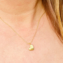 Load image into Gallery viewer, Sideways Dangling Heart Necklace