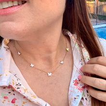 Load image into Gallery viewer, Mini Butterfly Necklace & Earrings Set