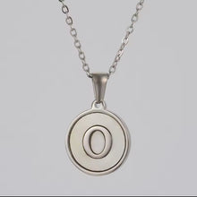 Load image into Gallery viewer, Sun Letter Pendant Necklace