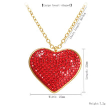 Load image into Gallery viewer, Endless Spark Zircon Heart Necklace