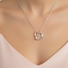 Load image into Gallery viewer, Two Souls Heart Necklace