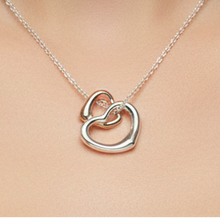 Load image into Gallery viewer, Two Souls Heart Necklace