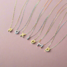 Load image into Gallery viewer, Mini Letter Pendant Necklace