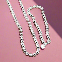 Load image into Gallery viewer, Ball Beaded Bracelet & Necklace Set