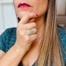 Load image into Gallery viewer, Blue Stone Ring
