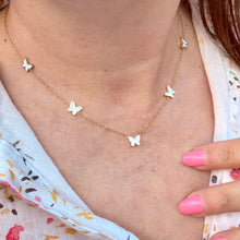 Load image into Gallery viewer, Mini Butterfly Necklace & Earrings Set