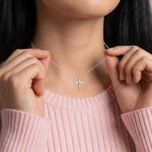 Load image into Gallery viewer, Solid Simple Cross Necklace
