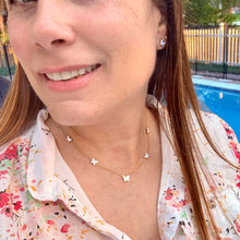 Load image into Gallery viewer, Mini Butterfly Necklace & Earrings Set