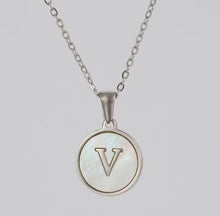 Load image into Gallery viewer, Sun Letter Pendant Necklace