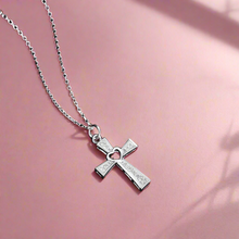 Load image into Gallery viewer, Heart Cross Necklace