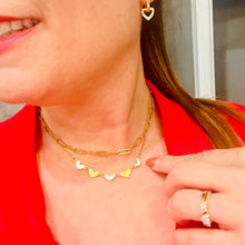 Load image into Gallery viewer, Five Love Shell Heart Necklace