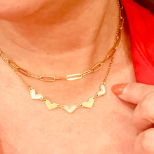 Load image into Gallery viewer, Five Love Shell Heart Necklace