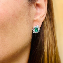 Load image into Gallery viewer, Green Princess Cut Jewelry Set