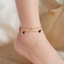 Load image into Gallery viewer, Love Heart Shell Anklet