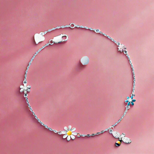 Load image into Gallery viewer, Daisy & Bee Charm Bracelet