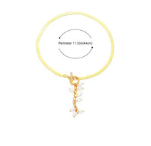 Load image into Gallery viewer, Dangling Bunches of Pearls Necklace