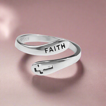 Load image into Gallery viewer, Faith Cross Ring