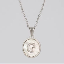 Load image into Gallery viewer, Sun Letter Pendant Necklace