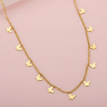Load image into Gallery viewer, Mini Dangling Butterfly Necklace