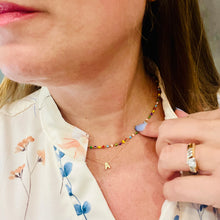 Load image into Gallery viewer, Colorful Gold Plated Beads Necklace